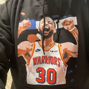 Stephen Curry Warriors Black Hoodie